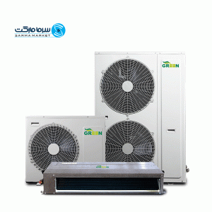 داکت اسپلیت18000 گرین ON/OFF - GDS-18P1T1/R1N